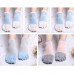 Women Girls Simple Style Five  Toe Socks 5  Pair Set Short Tube Ankle Socks